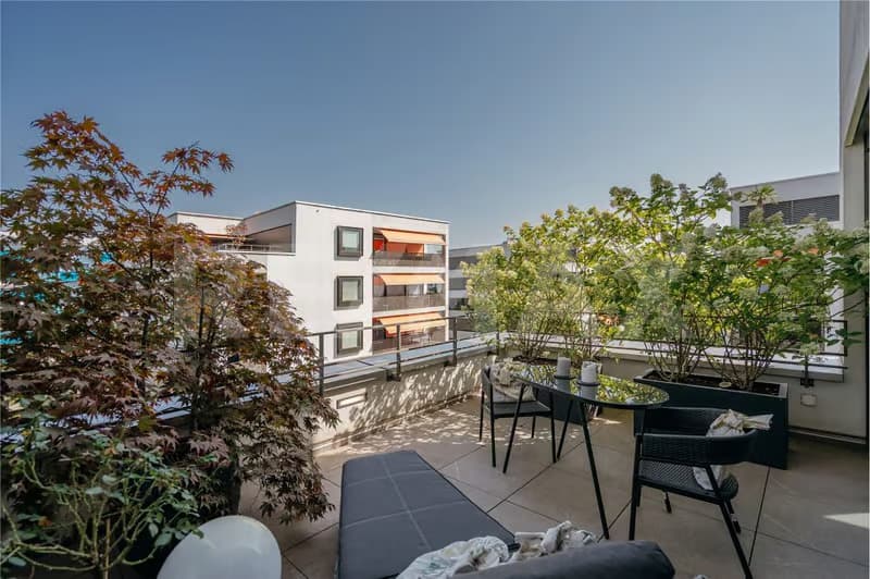 Charmante 2.5-Zimmer-Wohnung mit Balkon und Stadtblick in Schlieren (4)