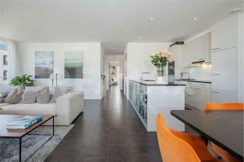 Charmante 2.5-Zimmer-Wohnung mit Balkon und Stadtblick in Schlieren (3)