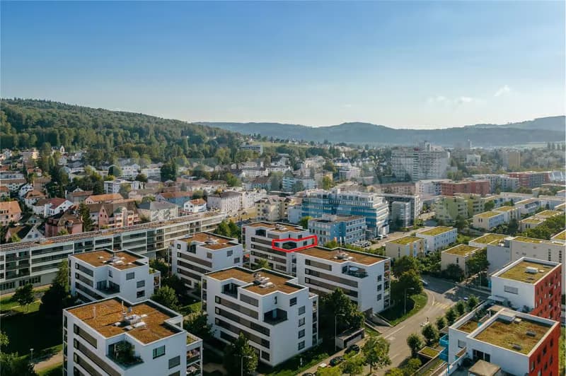 Charmante 2.5-Zimmer-Wohnung mit Balkon und Stadtblick in Schlieren (7)