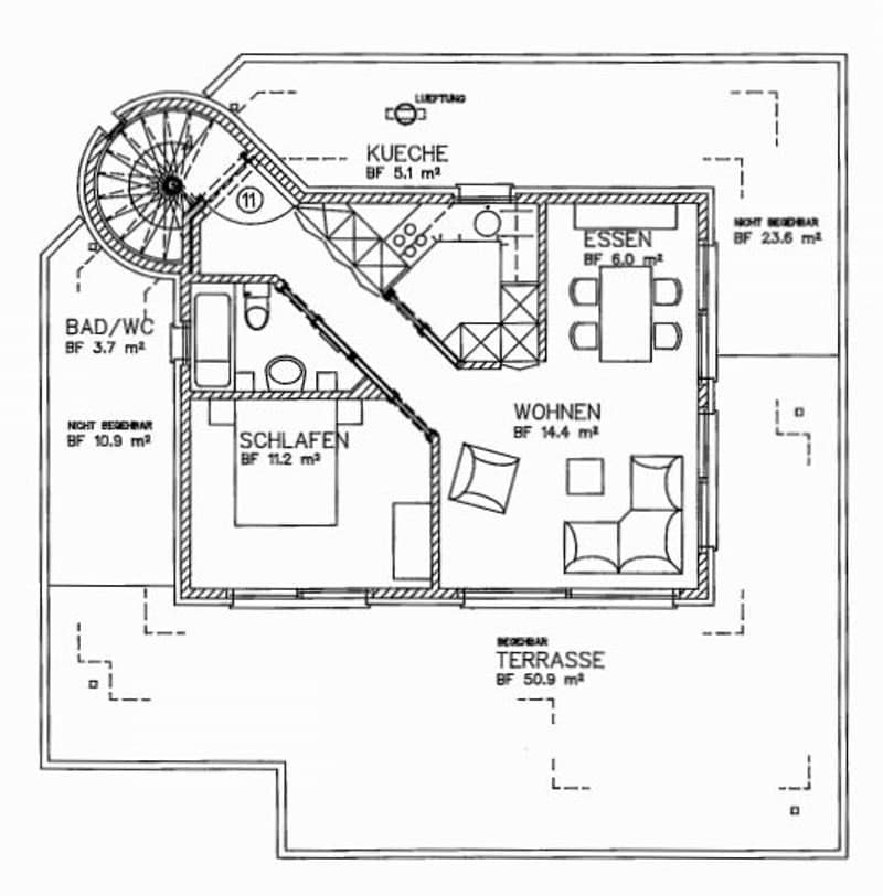 Charmant appartement de 2.5 pièces avec balcon à Bern (2)