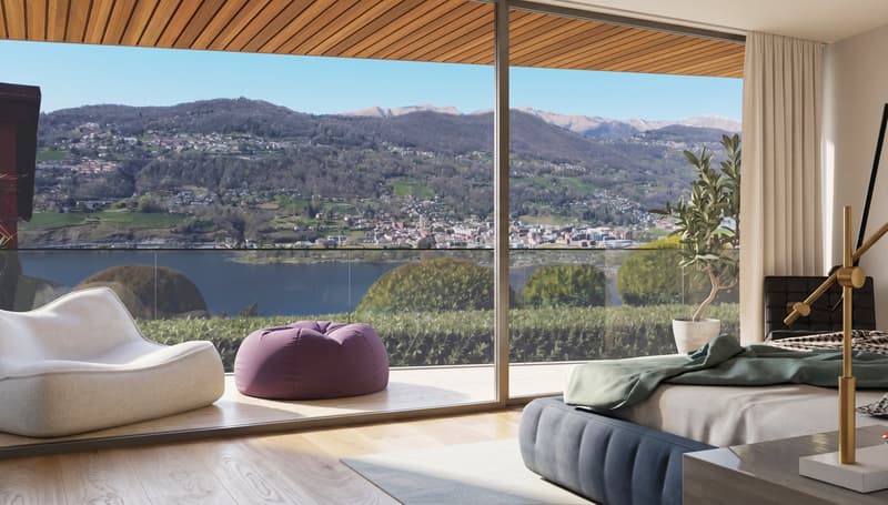 MONTAGNOLA - DUPLEX DE LUXE VUE SUR LE LAC (8)