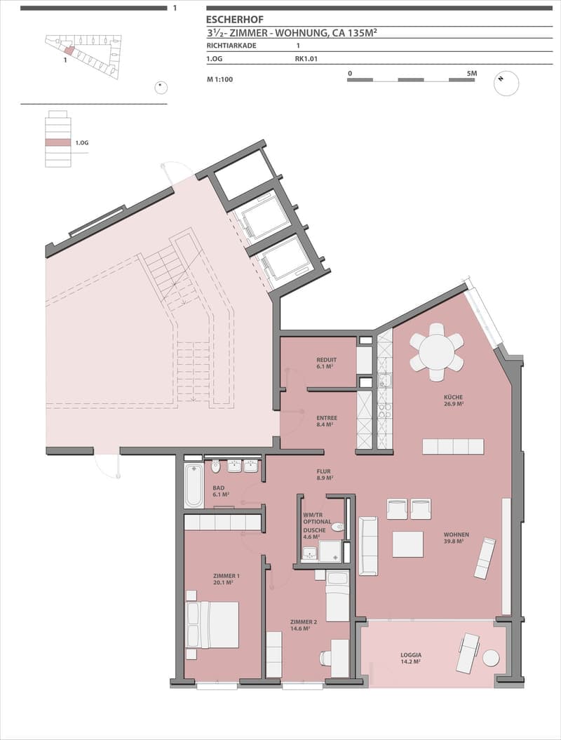 Helle 3.5-Zimmer-Wohnung mit Balkon in Wallisellen – sofort verfügbar! (7)