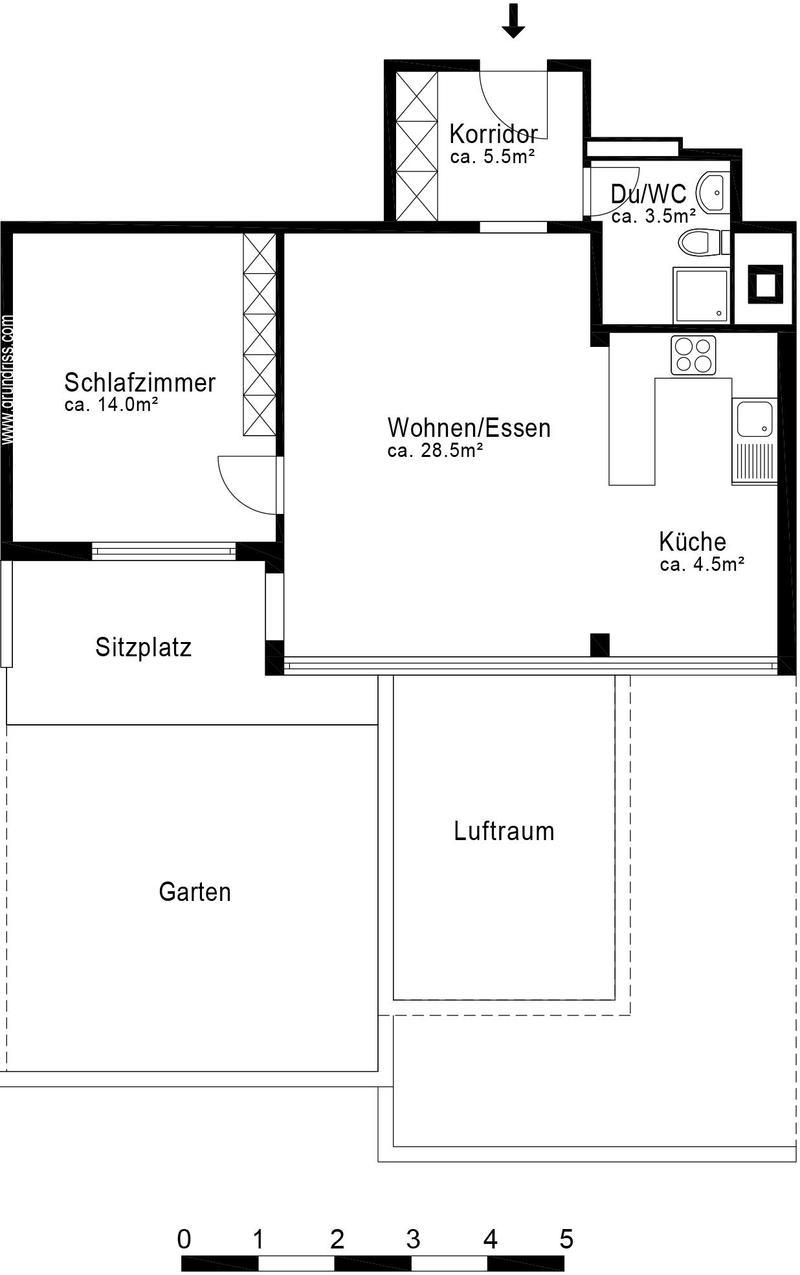 Gepflegte Wohnung an sehr ruhiger Lage (9)