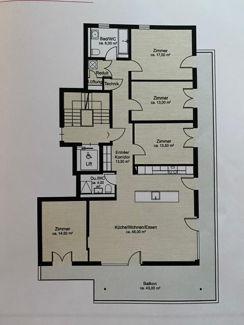 Geräumige 5.5-Zimmer-Wohnung mit Balkon in Dietlikon (1)