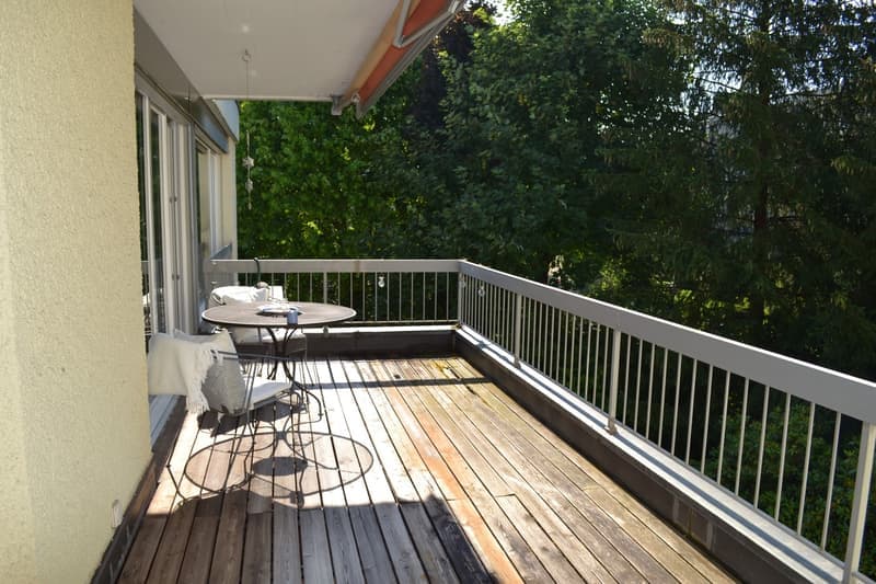 Charmante 2.5-Zimmer-Wohnung mit Balkon und Waldblick in Küsnacht (2)