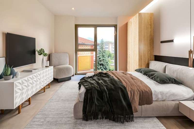 Appartamento di 2.5 locali con balcone a Massagno (5)