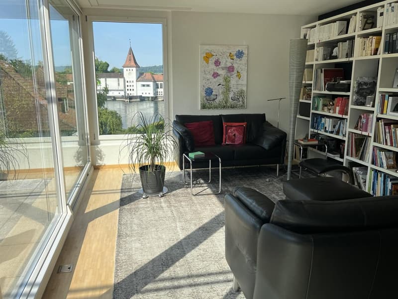 Helle 5-Zimmer-Wohnung mit Balkon und Bergpanorama in Aarau (2)