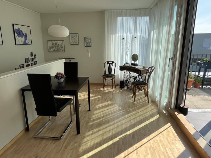 Helle 5-Zimmer-Wohnung mit Balkon und Bergpanorama in Aarau (1)