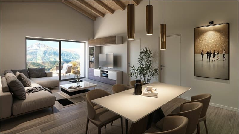 B - Les Coteaux de l'Arche - Attico 4,5 locali in un edificio con 2 appartamenti (7)