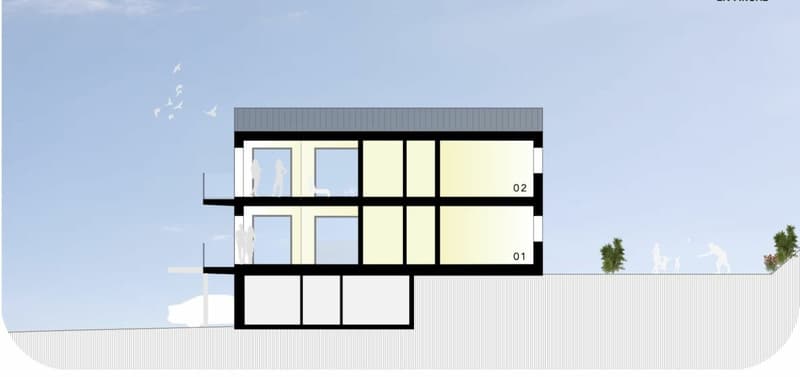 B - Les Coteaux de l'Arche - Attico 4,5 locali in un edificio con 2 appartamenti (10)