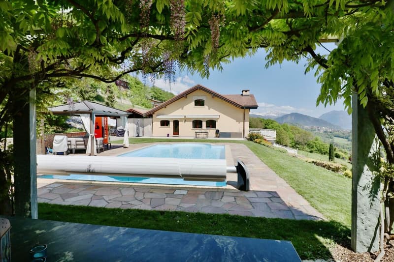 Villa with pool in Savièse - Panoramic view (2)