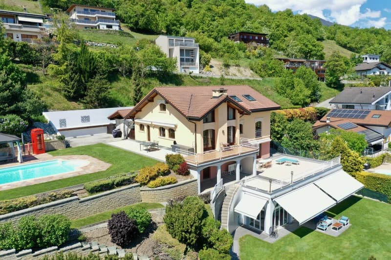 Magnificent property in PPE with 3 apartments (6.5 rooms + 3.5 rooms + 2.5 rooms) in the heights of Savièse (3)