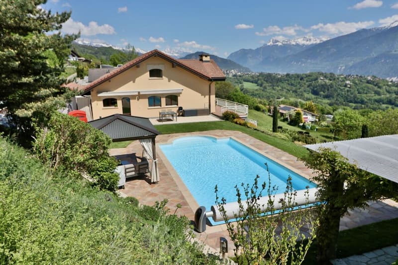 Magnificent property in PPE with 3 apartments (6.5 rooms + 3.5 rooms + 2.5 rooms) in the heights of Savièse (6)