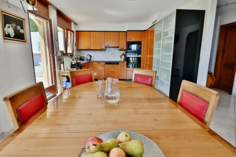 Villa + 2,5 locali con piscina a Savièse - Vista panoramica (4)