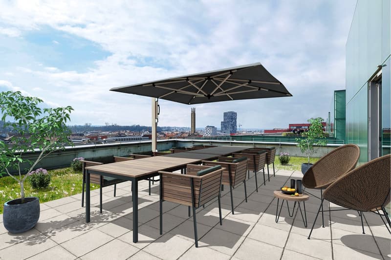 Exklusive Terrasse