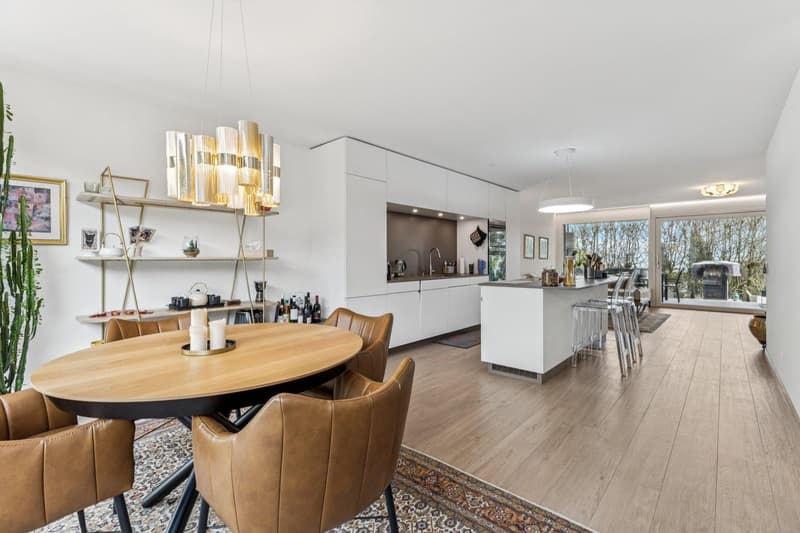 Very beautiful semi-detached house in a residential and family area, with a view of the lake and mountains (2)