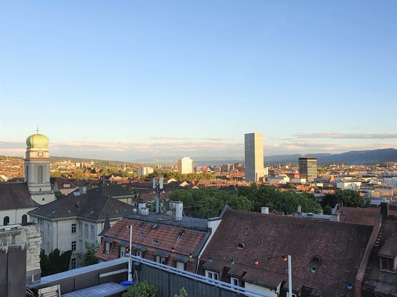 Charmante 3.5-Zimmer-Dachwohnung mit Panoramablick in Zürich-Wipkingen / befristete bis 31.09.2027 (1)