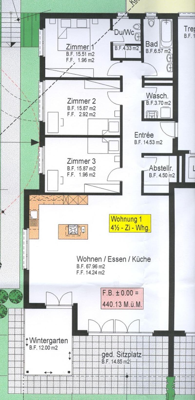 Grundrissplan