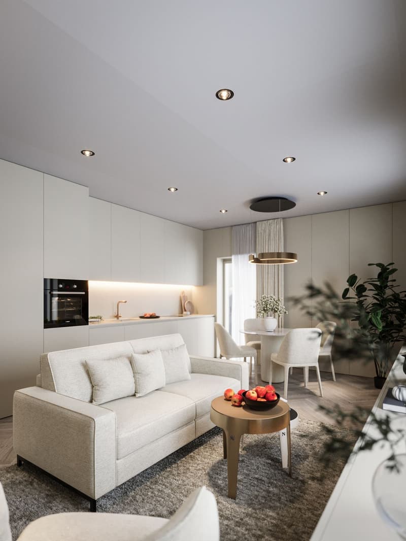 Moderne, kernsanierte und vollmöblierte 2- 2.5-Zimmer-Appartements in Altstetten. (3)
