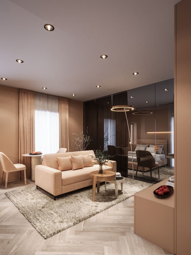 Modern, fully renovated and fully furnished 2-2.5 room apartments in Altstetten. (1)