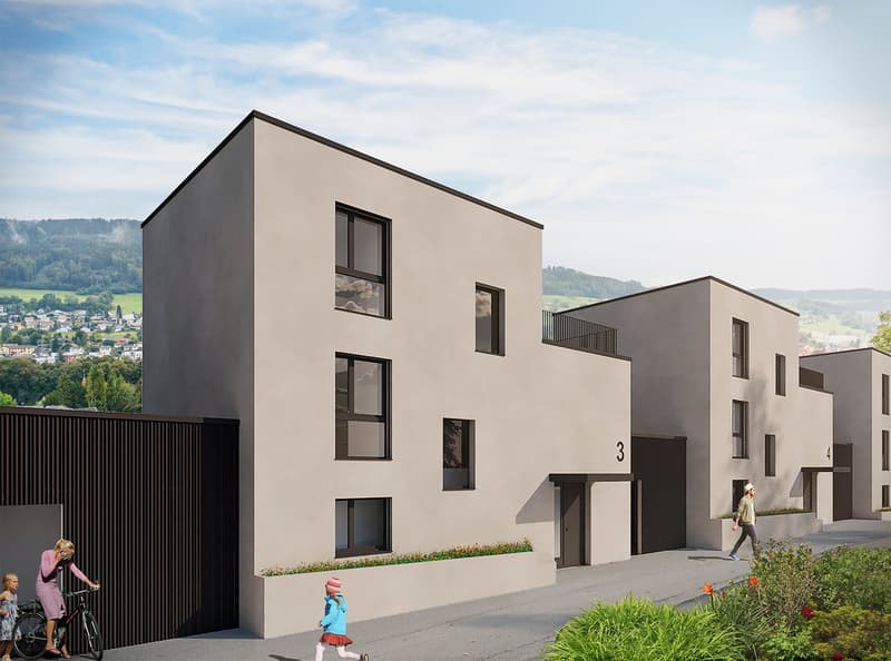 Newly built 5.5-room single-family house with attic floor / Reinach AG - sunny location and panoramic view (5)