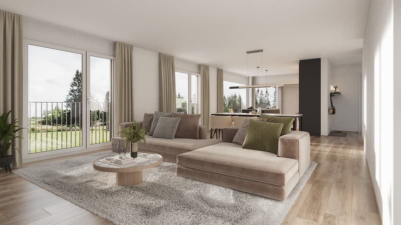 Newly built 5.5-room single-family house with attic floor / Reinach AG - sunny location and panoramic view (6)