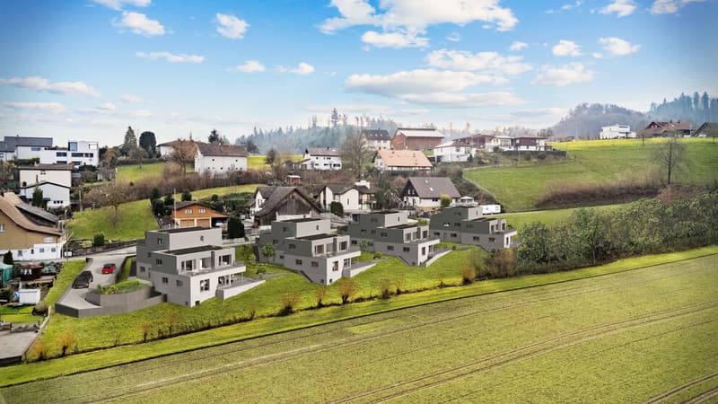 New building WÄLTIMATTE Unterkulm - semi-detached single-family homes (7)