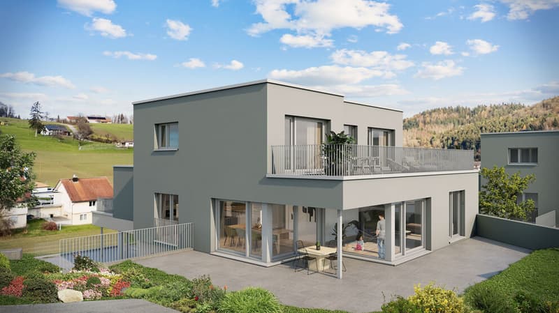 New building WÄLTIMATTE Unterkulm - semi-detached single-family homes (6)