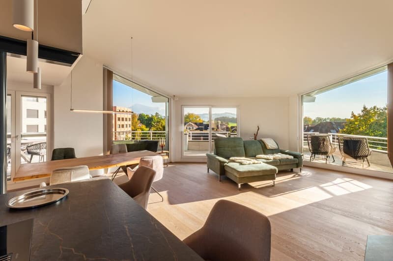 High-quality renovated 5 1/2-room attic apartment in the heart of Hünenberg (4)