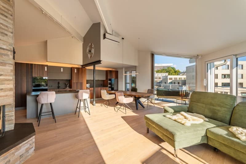 High-quality renovated 5 1/2-room attic apartment in the heart of Hünenberg (8)