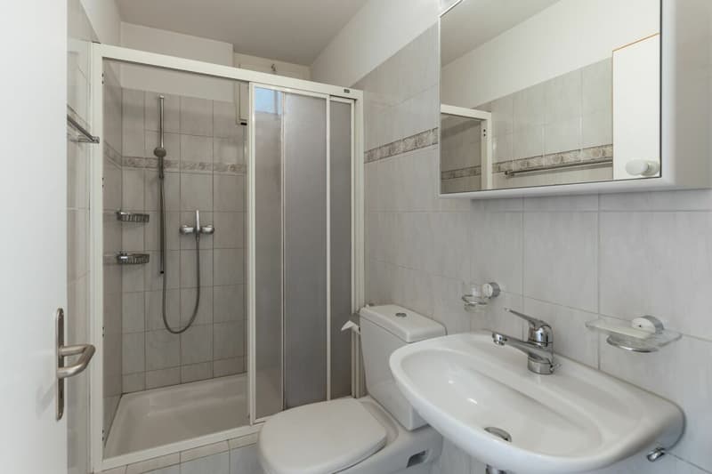 Dusche der 4 1/2 Zimmerwohnung