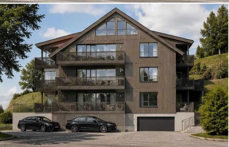 Exclusive 4.5-room attic apartment in Lüscherz on Lake Biel (1)