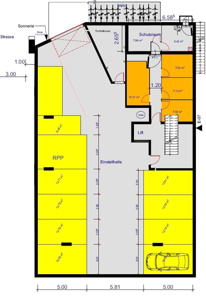 3 minutes on foot from the lake, 4.5-room apartment on the high ground floor in Lüscherz on Lake Biel (10)
