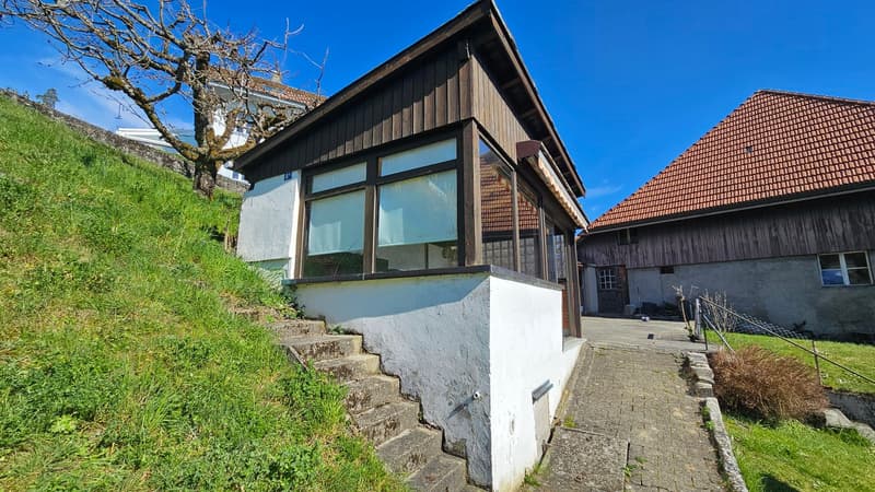 Einfamilienhaus mit 2 Wohnungen mit wunderbarer Weitsicht in die Alpen (6)