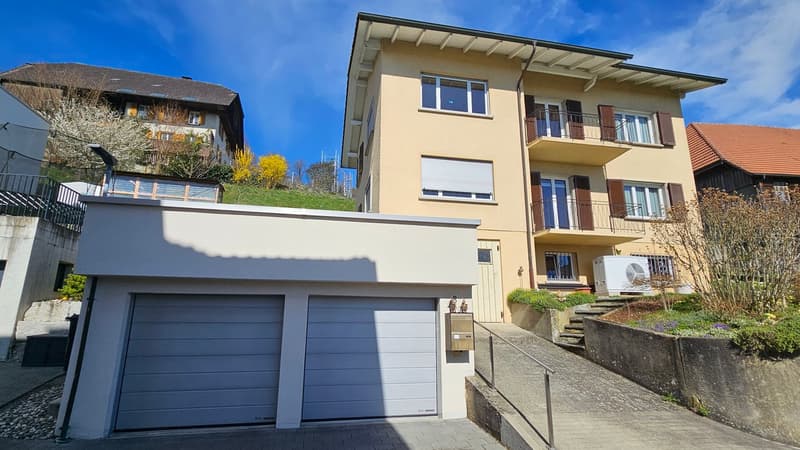 Einfamilienhaus mit 2 Wohnungen mit wunderbarer Weitsicht in die Alpen (2)