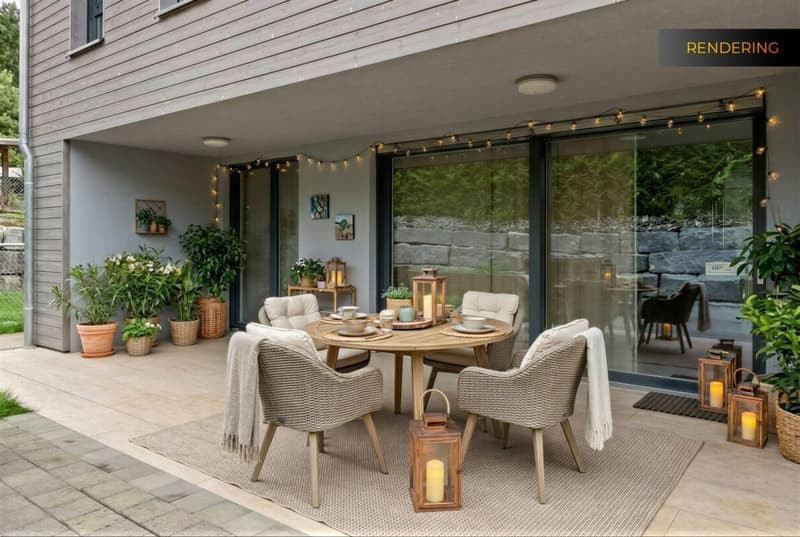 Modern 6-room semi-detached house with garden in Hausen am Albis (1)