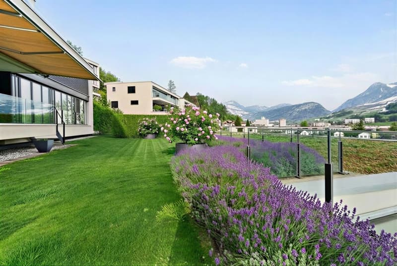Appartement de terrasse exclusif 4.5 pièces avec belle vue (25)