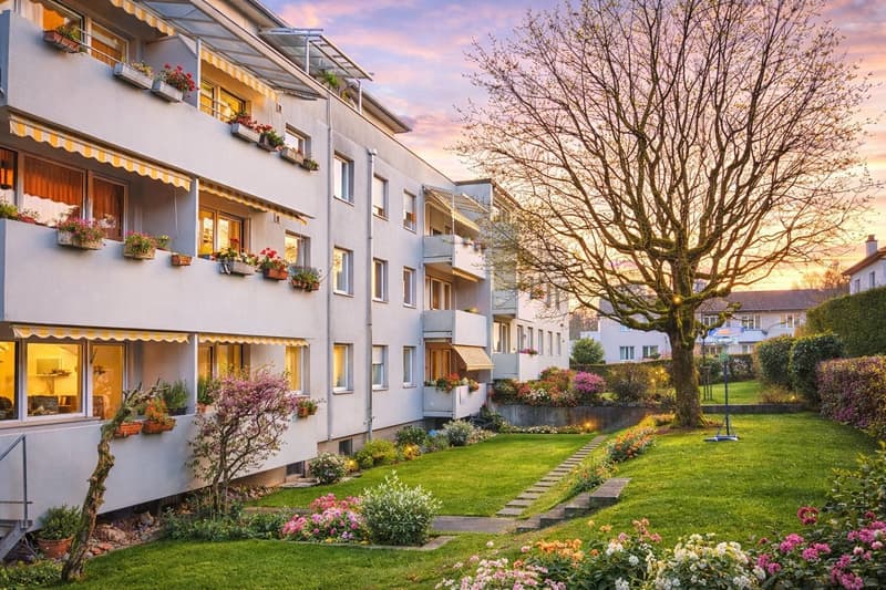 Frisch modernisierte 3.5-Zi.-Wohnung mit Balkon in Binningen (1)