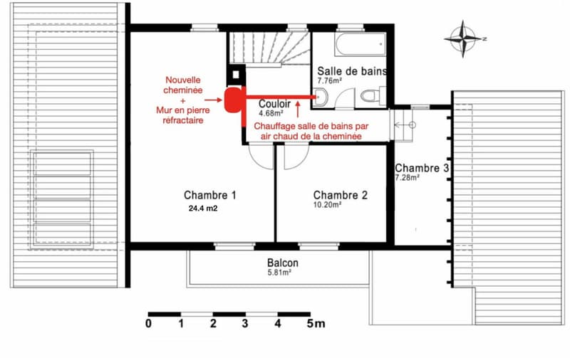 Magnificent individual villa with 4 rooms 1/2 and independent studio on a very beautiful plot of 1'240 m2 (17)