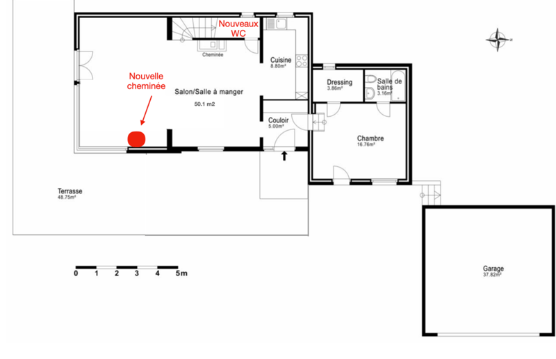 Magnificent individual villa with 4 rooms 1/2 and independent studio on a very beautiful plot of 1'240 m2 (16)