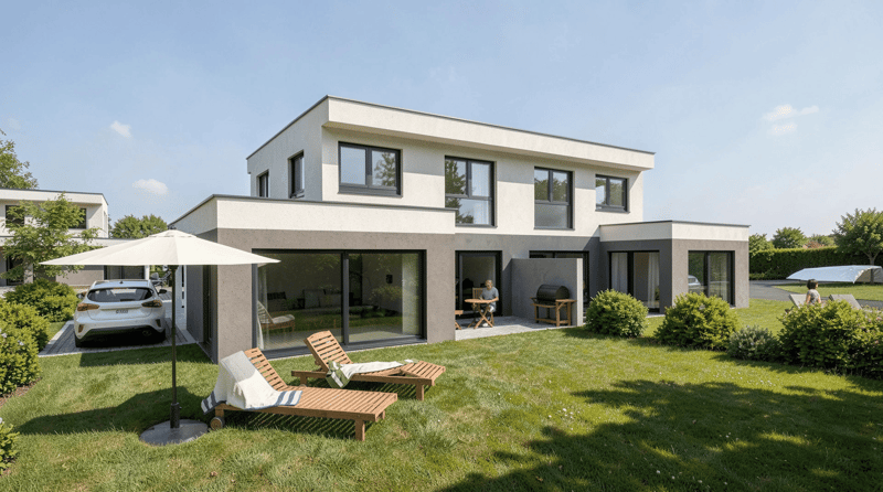 Modernes Zweifamilienhaus in Lostorf – Neubau mit grossem Garten (1)
