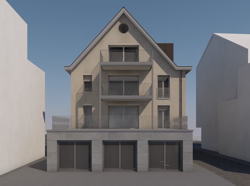 Newly built apartment with balcony in the village center of Küssnacht am Rigi (3)