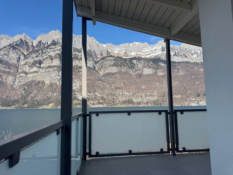 Exclusive 3.5-room apartment as a second home with a dreamy panoramic view of Lake Walensee (21)