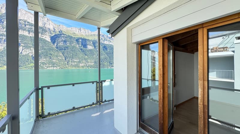 Exclusive 3.5-room apartment as a second home with a dreamy panoramic view of Lake Walensee (20)