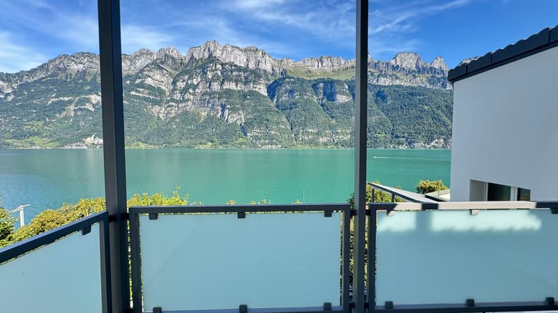 Exclusive 3.5-room apartment as a second home with a dreamy panoramic view of Lake Walensee (19)