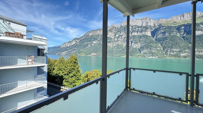 Exclusive 3.5-room apartment as a second home with a dreamy panoramic view of Lake Walensee (18)