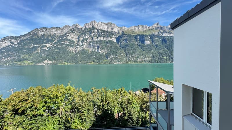 Exclusive 3.5-room apartment as a second home with a dreamy panoramic view of Lake Walensee (28)