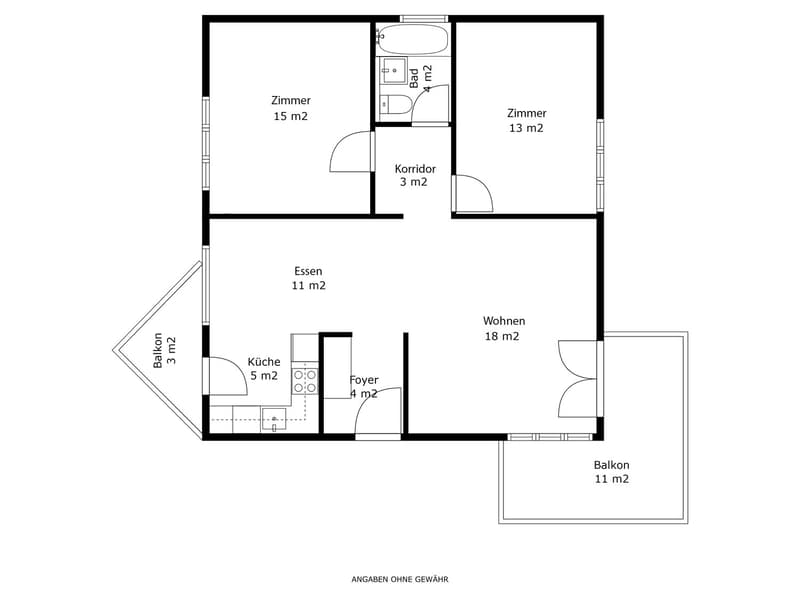 Exklusive 3.5-Zimmerwohnung als zweite Wohnsitz mit traumhafter Panoramasicht auf den Walensee (3)