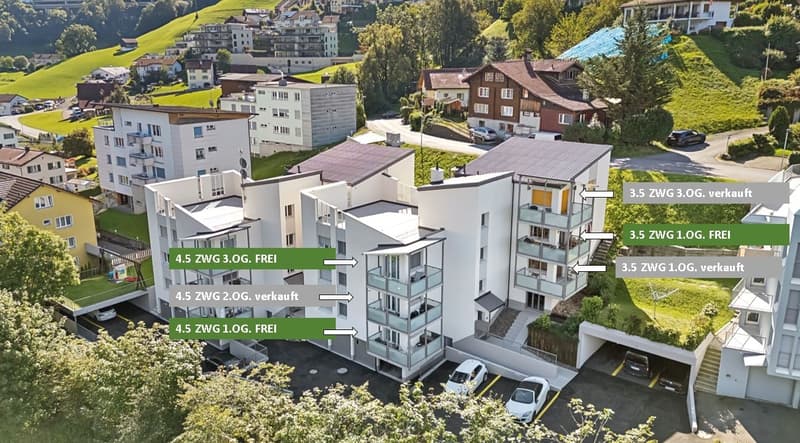 Exklusive 3.5-Zimmerwohnung als zweite Wohnsitz mit traumhafter Panoramasicht auf den Walensee (1)