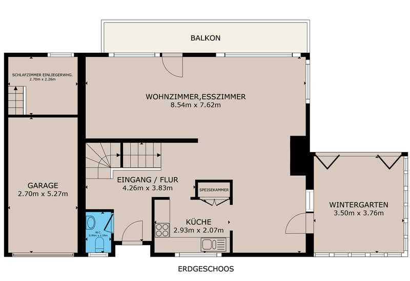 Aktueller Grundriss Erdgeschoss